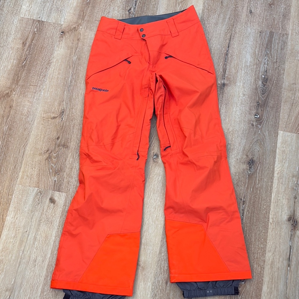 Patagonia Vibrant Orange Snow Pants